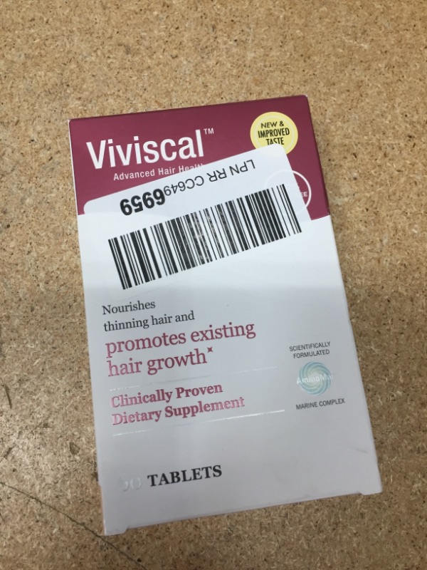 Photo 2 of ***NON-REFUNDABLE**
BESY BY 9/2024
Viviscal Women's Hair Growth Supplements for Thicker, Fuller Hair | Clinically Proven with Proprietary Collagen Complex | 60 Tablets - 1 Month Supply
