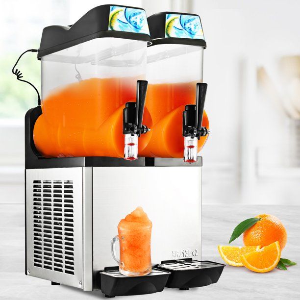 Photo 1 of VEVOR 110V Commercial Slushy Machine 24L, Margarita Frozen Drink Maker for Commercial and Home Use
