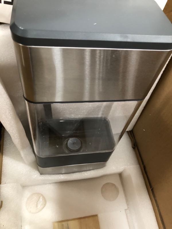 Photo 3 of GE Profile Opal | Countertop Nugget Ice Maker with Side Tank | Portable Ice Machine with Bluetooth Connectivity | Smart Home Kitchen Essentials | Stainless Steel Finish | Up to 24 lbs. of Ice Per Day
