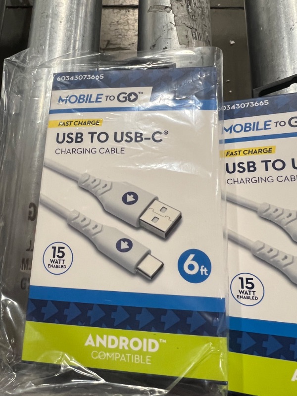 Photo 1 of 4pck usb-c cable 6ft long fast charging