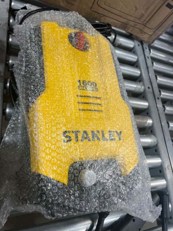 Photo 3 of ***PARTS ONLY*** Stanley SHP1600 Electric Pressure Washer with Vari-Spray Nozzle, Wand, 1600 PSI, Yellow
