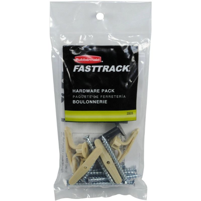 Photo 1 of 12 PACK OF Rubbermaid FastTrack 16-Piece Garage Hardware Pack
