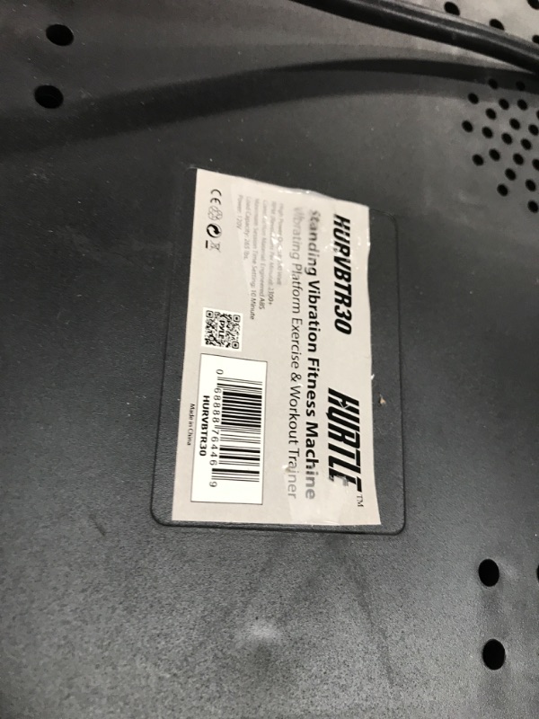 Photo 3 of Hurtle Fitness Vibration Platform Workout Machine | Exercise Equipment For Home | Vibration Plate | Balance Your Weight Workout Equipment Includes Balance Straps Included (HURVBTR30) *missing remote*