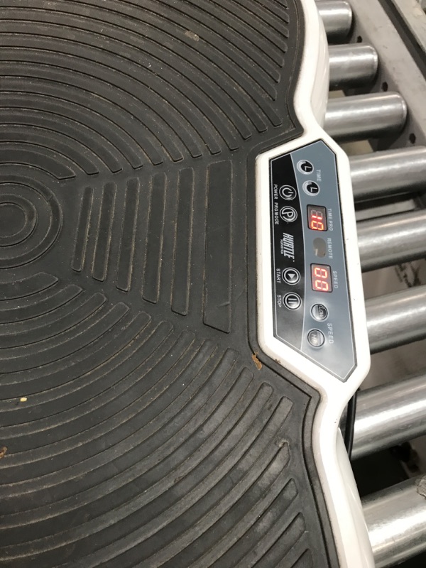 Photo 2 of Hurtle Fitness Vibration Platform Workout Machine | Exercise Equipment For Home | Vibration Plate | Balance Your Weight Workout Equipment Includes Balance Straps Included (HURVBTR30) *missing remote*