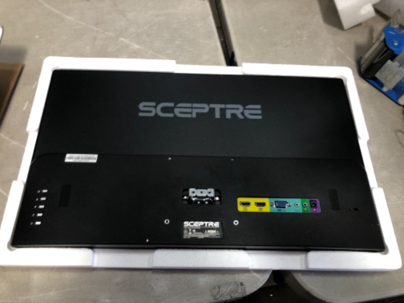 Photo 3 of Sceptre 24" Professional Thin 75Hz 1080p LED Monitor 2x HDMI VGA Build-in Speakers, Machine Black (E248W-19203R Series)
