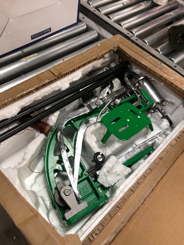 Photo 1 of Toolly Leather Hand Shoe Repair Machine, Upgraded Aluminum Alloy Frame - Antirust and Sturdy, Small Heavy Duty Cobbler Leather Sewing Machine for Manual Sewing Dual Cotton Nylon Line