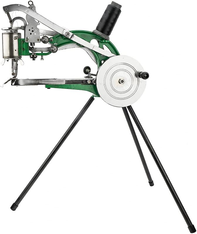 Photo 1 of Toolly Leather Hand Shoe Repair Machine, Upgraded Aluminum Alloy Frame - Antirust and Sturdy, Small Heavy Duty Cobbler Leather Sewing Machine for Manual Sewing Dual Cotton Nylon Line