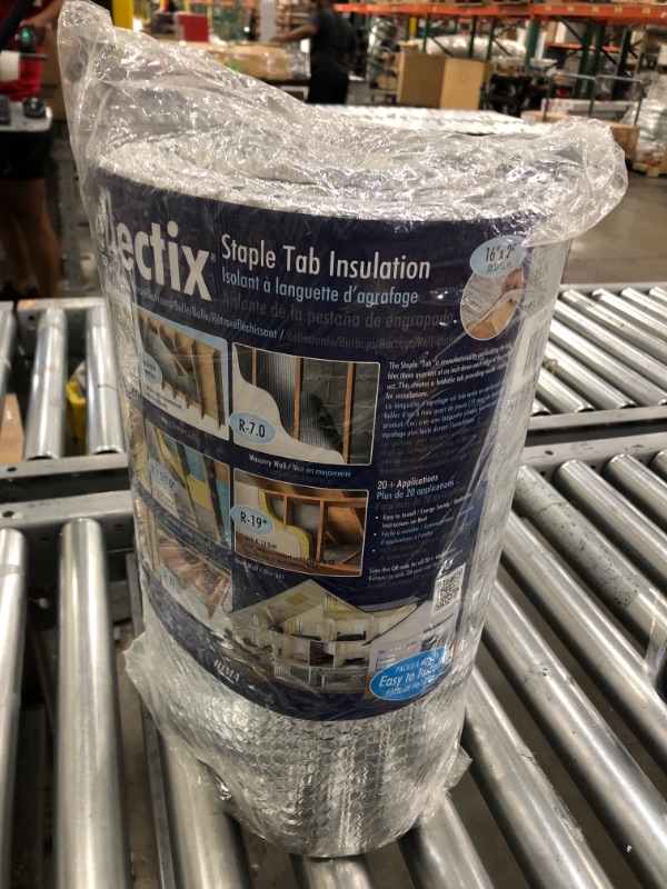 Photo 2 of 16 in. x 25 ft. Double Reflective Insulation Roll with Staple Tab Edge