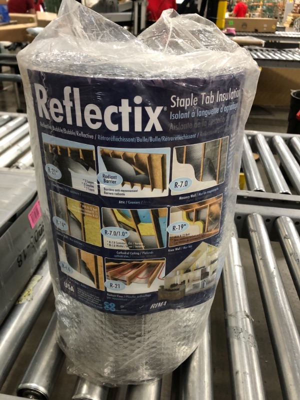 Photo 2 of 16 in. x 25 ft. Double Reflective Insulation Roll with Staple Tab Edge