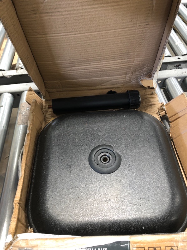 Photo 1 of 26 Lbs. Patio Umbrella Base in Black Dth11-b-bk - New
