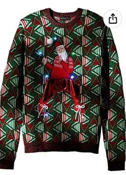 Photo 1 of Blizzard Bay Men's Ugly Christmas Sweater Light Up XL
