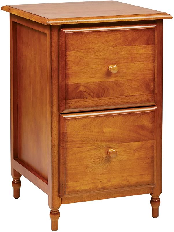 Photo 1 of *Loose Hardware*
OSP Home Furnishings Knob Hill Collection File Cabinet, Antique Cherry Finish
