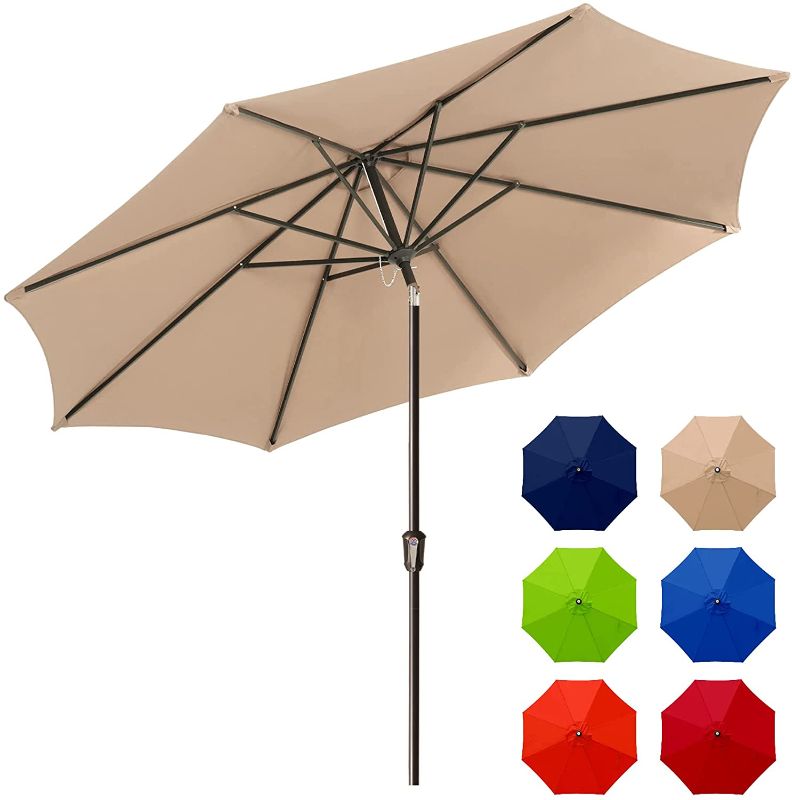 Photo 1 of 11' Marker Umbrella Beige