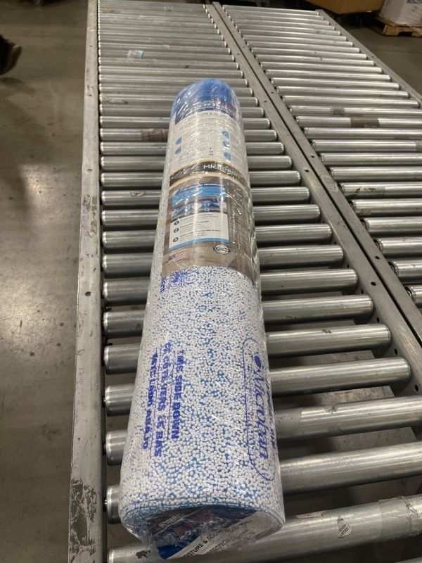 Photo 1 of ***FACTORY WRAPPED*** AirGuard 100 sq. ft. 40 in. x 30 ft. x 2 mm 5-in-1 Underlayment with Microban for Laminate and Engineered Wood Floors
