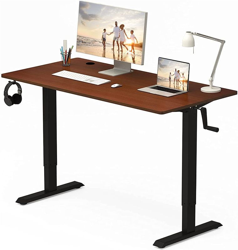 Photo 1 of ***SIMILAR TO PHOTO, MISSING HARDWARE*** 47 INCH MANUAL HEIGHT ADJUSTABLE DESK