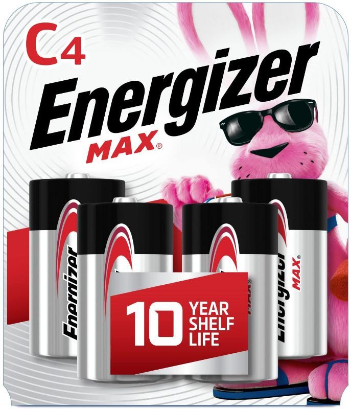 Photo 1 of ***PACK OF 2***Energizer Max C Batteries, Premium Alkaline, 4 Ct, Packaging May Vary
