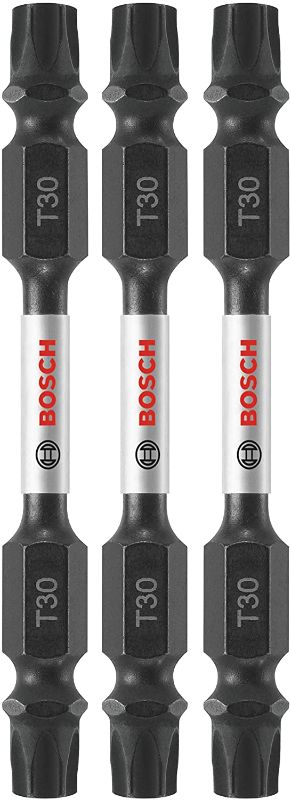 Photo 1 of ***PACK OF 5*** BOSCH ITDET302503 3 Pc. Impact Tough 2.5 In. Torx #30 Double-Ended Bits
