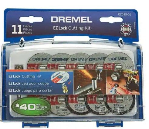 Photo 1 of Dremel
EZ Lock Rotary Tool Cut-Off Wheel Set for Metal and Plastic (11-Piece)