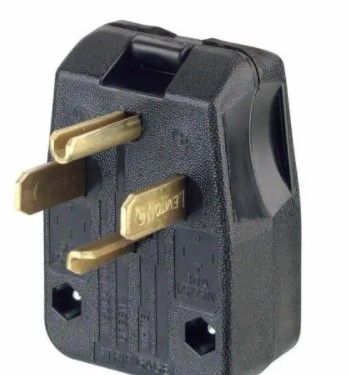 Photo 1 of Leviton
30/50 Amp 3-Pole Angle Plug NEMA 14-30P/14-50P, Black