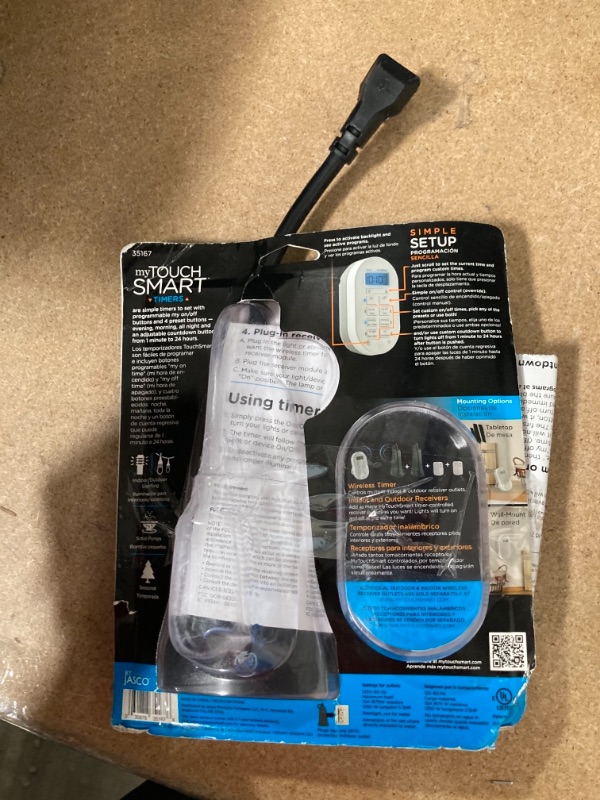 Photo 1 of myTouchSmart
Simple Set Indoor/Outdoor 2-Outlet Wireless Timer System