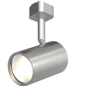 Photo 1 of Hampton Bay
1-Light Brushed Nickel Integrated LED Mini-Cylinder Linear Track Lighting Head