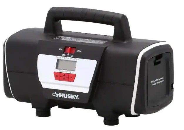 Photo 1 of 
Husky
12-Volt/120-Volt Home and Auto Inflator