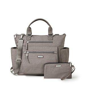 Photo 1 of Baggallini 3-in-1 Convertible Backpack with RFID Phone Wristlet (Sterling Shimmer)