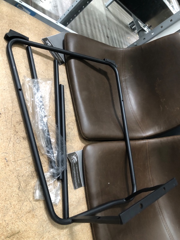 Photo 1 of *For Parts Only* Centiar Upholstered Counter Height Barstool Brown/Black - Signature Design by Ashley
