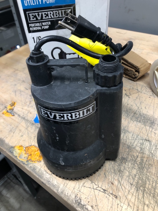 Photo 2 of Everbilt
1/6 HP Plastic Submersible Utility Pump