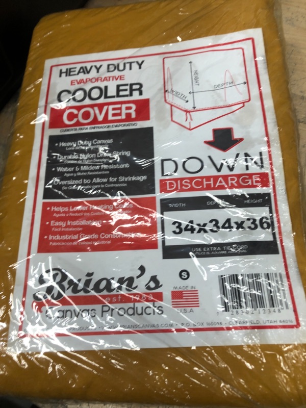 Photo 2 of 
Brian's Canvas Products
34 in. x 34 in. x 36 in. Evaporative Cooler Down Discharge Cover