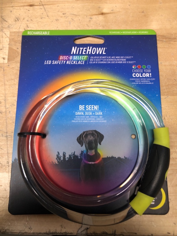 Photo 2 of Nite Ize
NiteHowl LED Rechargeable Safety Necklace, Disc-O Select