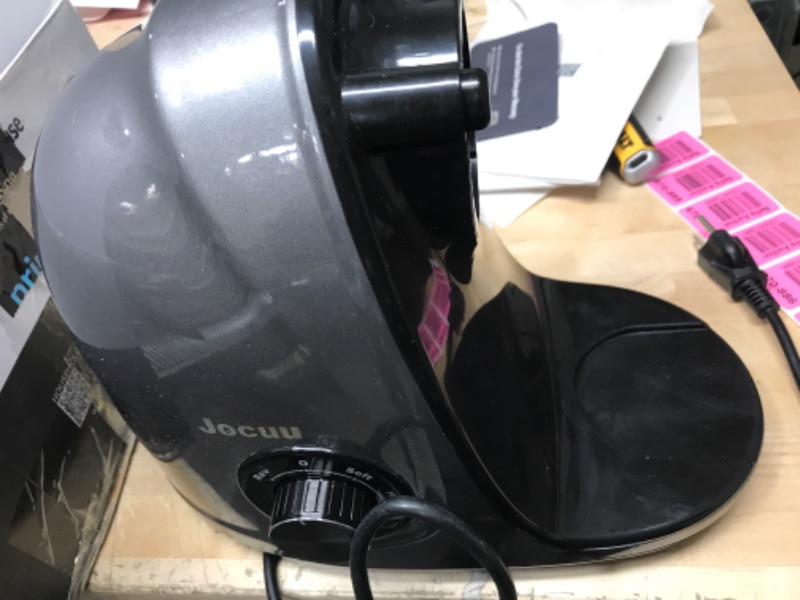 Photo 1 of Juicer Machines, Jocuu Slow Juicer Masticating Juicer with 2-Speed Modes, Cold Press Juicer Extractor Easy to Clean, Quiet Motor, Reverse Function,