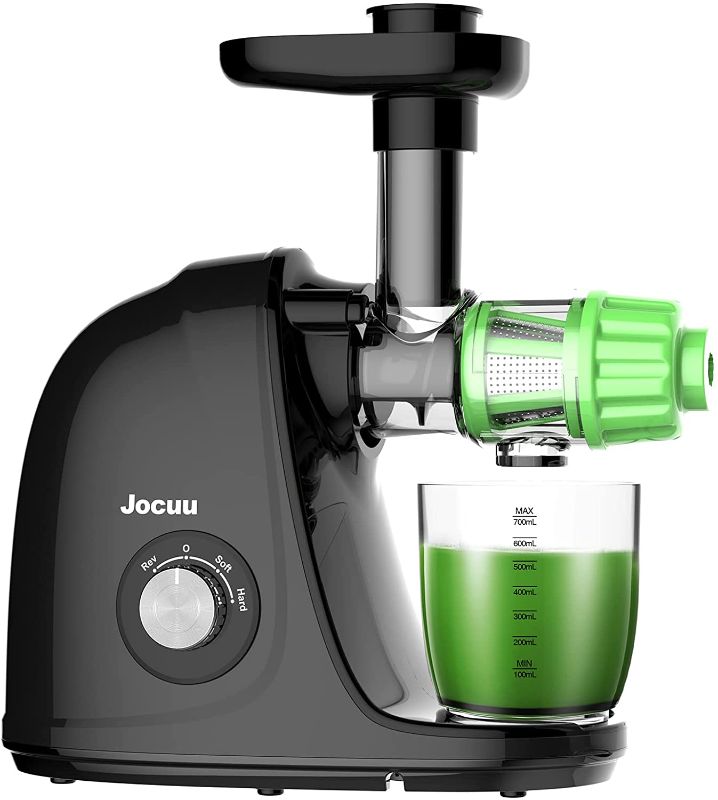 Photo 1 of Juicer Machines, Jocuu Slow Juicer Masticating Juicer with 2-Speed Modes, Cold Press Juicer Extractor Easy to Clean, Quiet Motor, Reverse Function,