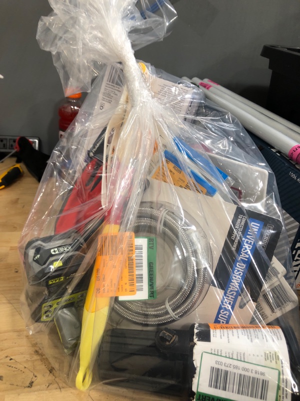 Photo 1 of **NOT REFUNDABLE** BUNDLE OF ASSORTED MISC HOME DEPOT GOODS, TOOLS AND HARDWARE , ELECTRICAL AND PLUMBING ITEMS
