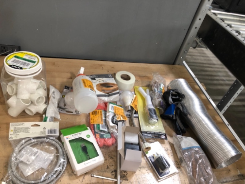 Photo 1 of **NOT REFUNDABLE** BUNDLE OF ASSORTED MISC HOME DEPOT GOODS, TOOLS AND HARDWARE , ELECTRICAL, GARDENING AND PLUMBING ITEMS
