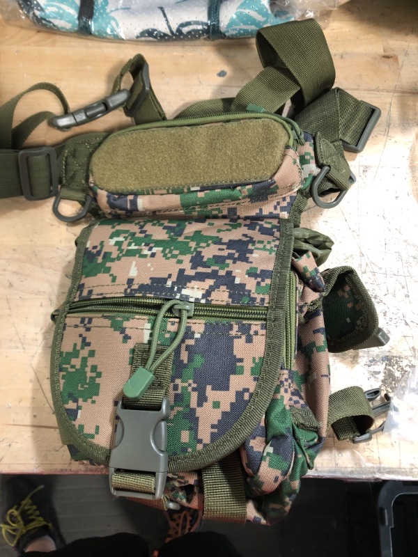 Photo 2 of Anjoy Drop Leg Bag Fanny Waist Thigh Packs Outdoor Military Tactical Pouches
