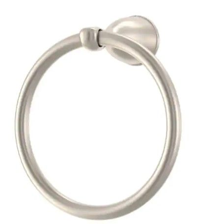 Photo 1 of 
Glacier Bay
Builders Spot Free Towel Ring in Brushed Nickel