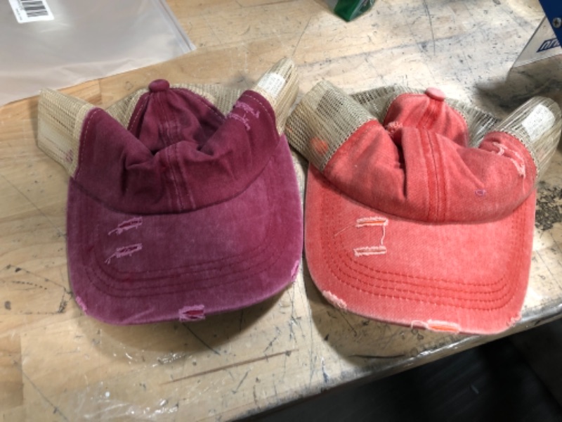 Photo 1 of 2 TRUCKER HATS WITH VELCRO SNAPS 