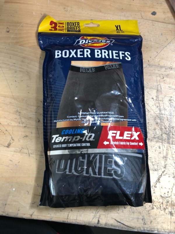 Photo 2 of Dickie Men' Boxer Brief 3pk - Gray/Black/Navy
Size: XL