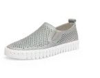 Photo 1 of Dream Pairs Kids Slip-On Shoes Comfort Breath Flats Loafers Boys Girls Outdoor Casual Shoes ESSA-K SILVER SIZE: 2
