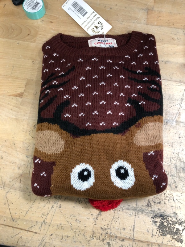 Photo 2 of *daisysboutique* Men's Holiday Reindeer Snowman Santa Snowflakes Sweater
SIZE: SMALL