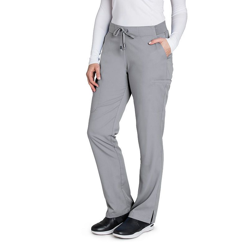 Photo 1 of BARCO GREY'S ANATOMY 6 Pkt Tie Front Pant GREY SMALL PETITE 
