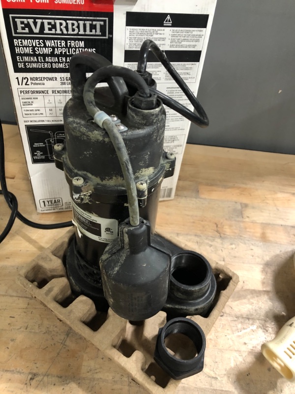 Photo 1 of 1/2 HP Aluminum Sump Pump Tether Switch
