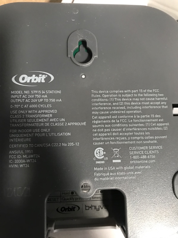 Photo 1 of Orbit
4-Zone B-hyve Smart Wi-Fi Indoor Timer