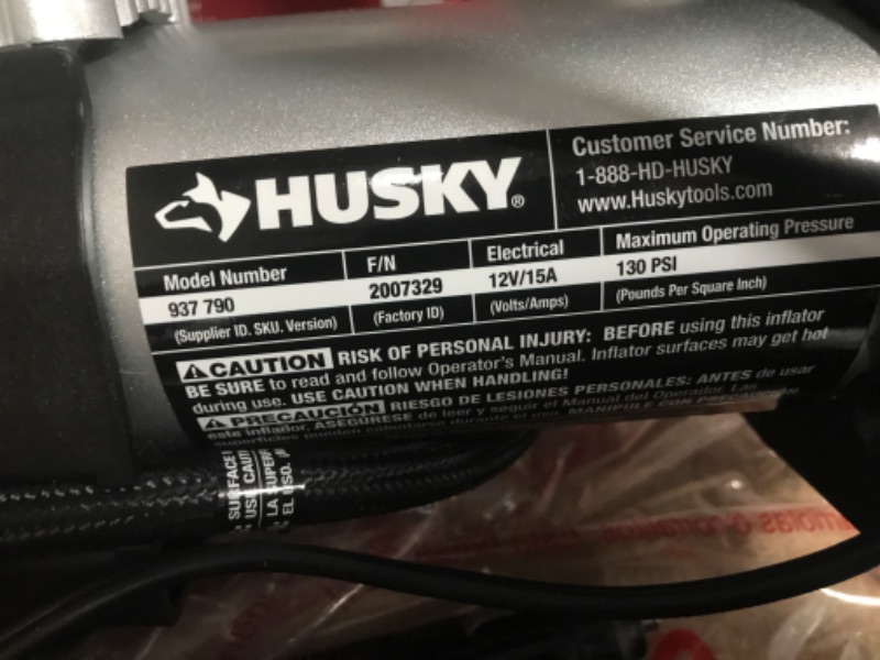 Photo 1 of Husky
12-Volt Inflator