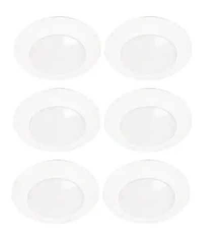 Photo 1 of Halo
HLC 6 in. 3000K Integrated LED Recessed Light Trim (6-Pack)