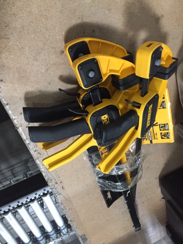 Photo 2 of **missing one clamp** DEWALT Medium and Large Trigger Clamp (4-Pack)