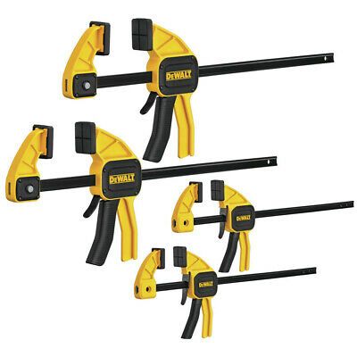 Photo 1 of **missing one clamp** DEWALT Medium and Large Trigger Clamp (4-Pack)