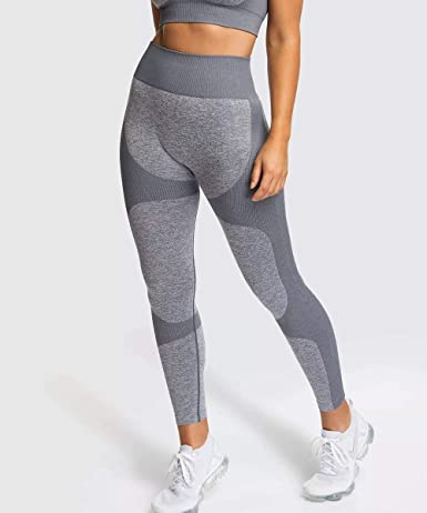 Photo 1 of XLARGE JUNMOUYI Seamless Leggings Butt Lifting Tummy Control Workout Yoga Pants for Women High Waisted Gym Outfit Tights
