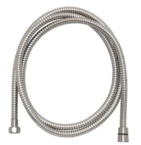 Photo 1 of 86 in. Stainless Steel Replacement Shower Hose in Brushed Nickel
